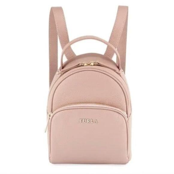 Furla Frida Mini backpack in Moonstone ( pale pink) with Rose Gold hardware New - Picture 12 of 12